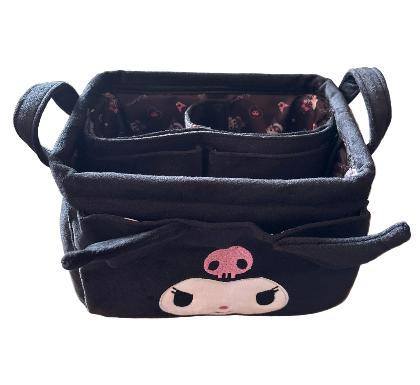 Kuromi Fabric Storage Organiser Caddy Japanese Sanrio