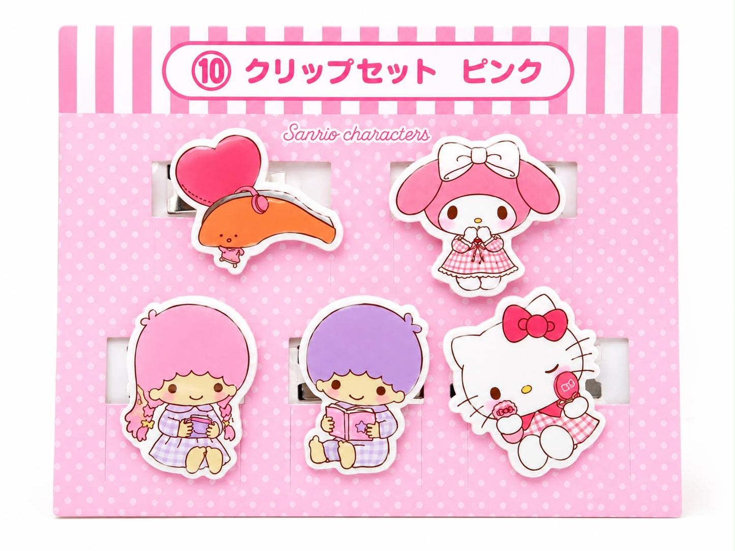 Sanrio Family Stationery Japanese Sanrio Clips