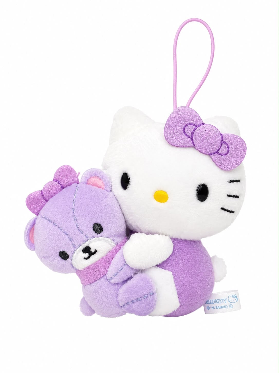 Hello Kitty x Tiny Chum Purple Japanese Sanrio Plush Keychain