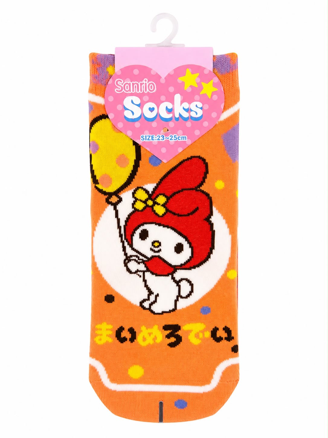 Melody Orange Party 23-25cm Sanrio Socks