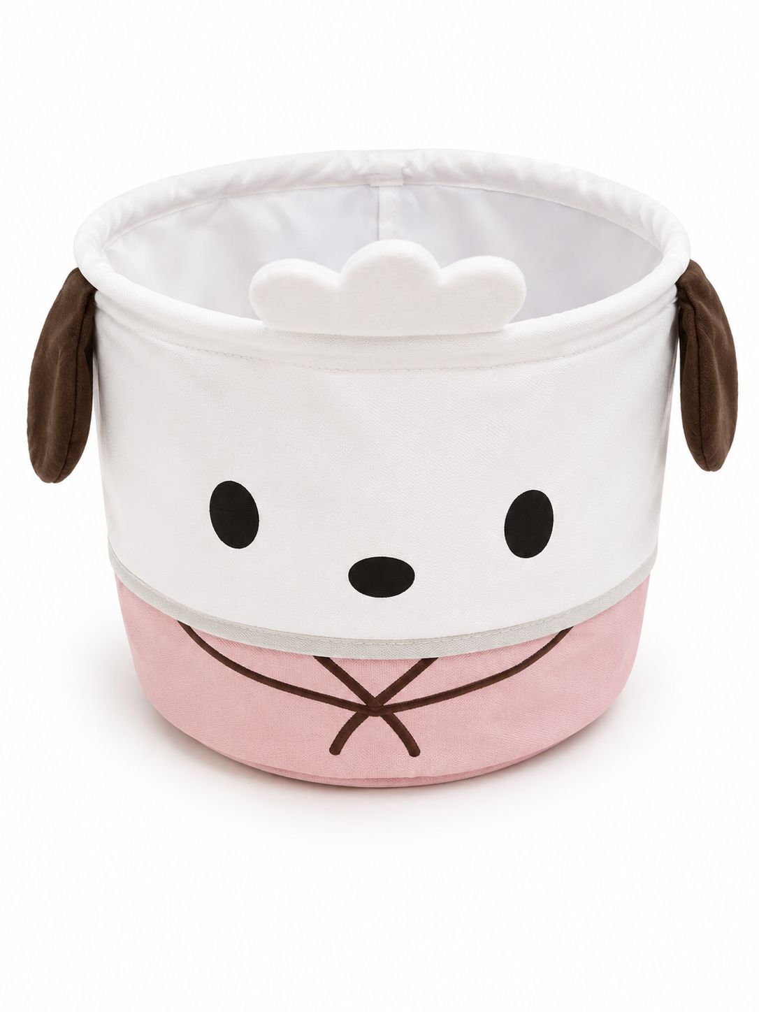 Pink Pochacco Pop Up Storage Bucket Caddy Japanese Sanrio