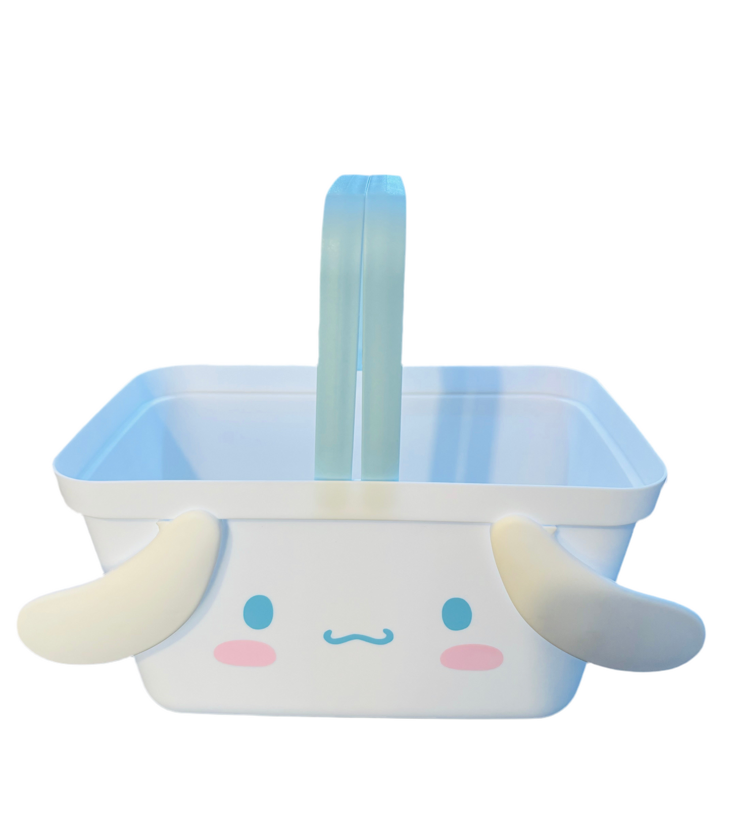 Large Double Handle Plastic Storage Basket