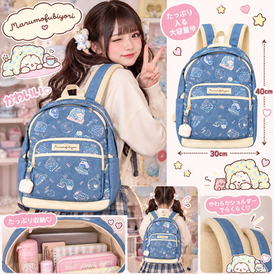 Marumofubiyori Blanket Bear Japanese Sanrio Backpack Bag