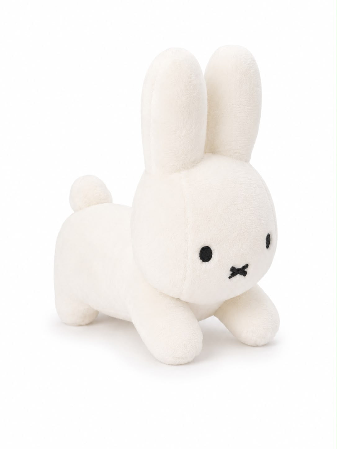 Miffy White Jumping Bunny Japanese Plush Keychain