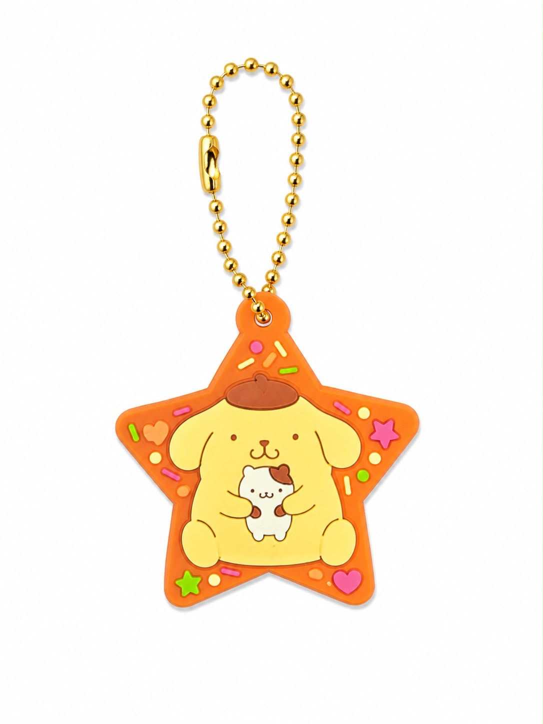 PomPomPurin Star Silicone Mini Japanese Sanrio Keychain