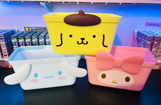 Large Double Handle Plastic Storage Basket