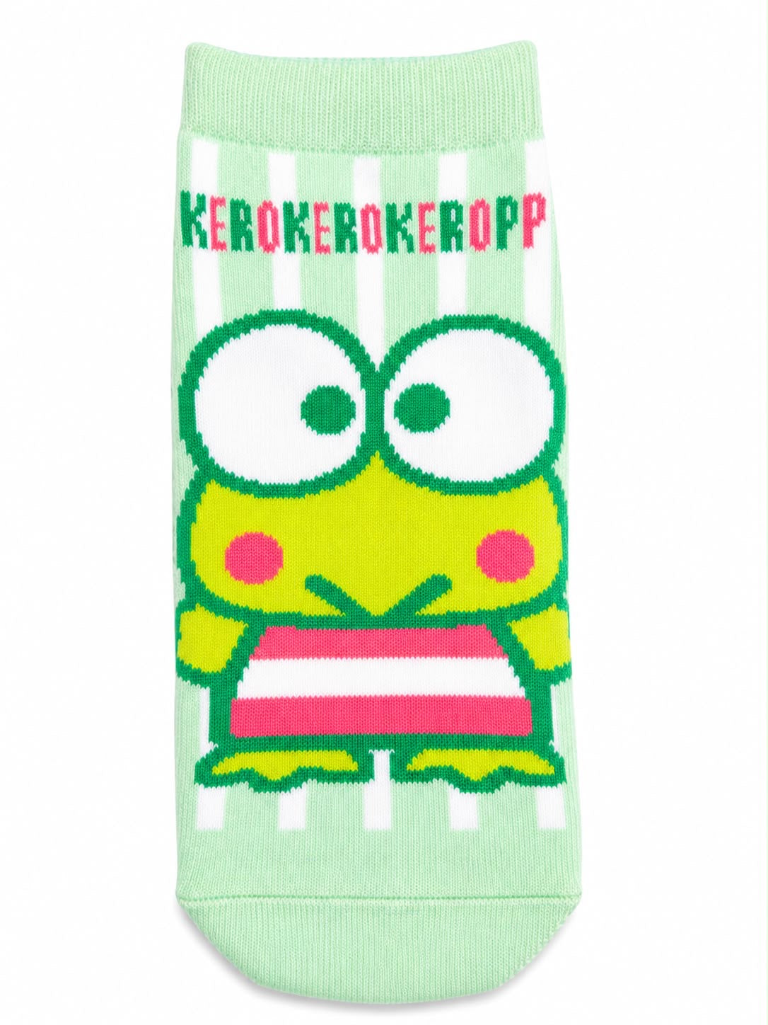 KeroKero Keroppi Mint Green 22-24cm Japanese Sanrio Socks