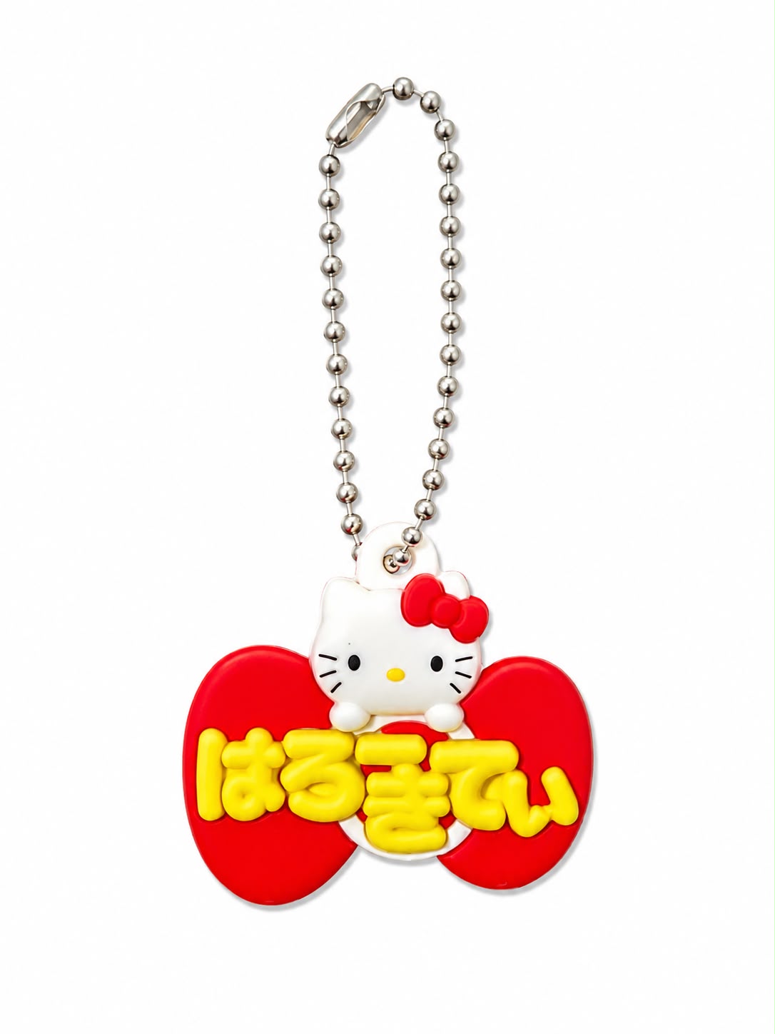 Hello Kitty Red Bow Silicone Mini Japanese Sanrio Keychain