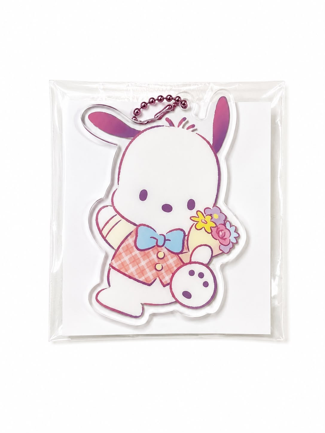 Pochacco Balloon Party Acrylic Japanese Sanrio Keychain