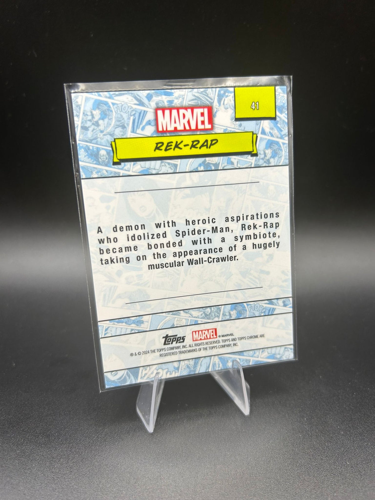 2024 Topps Chrome Marvel Rek-Rap Sapphire Base