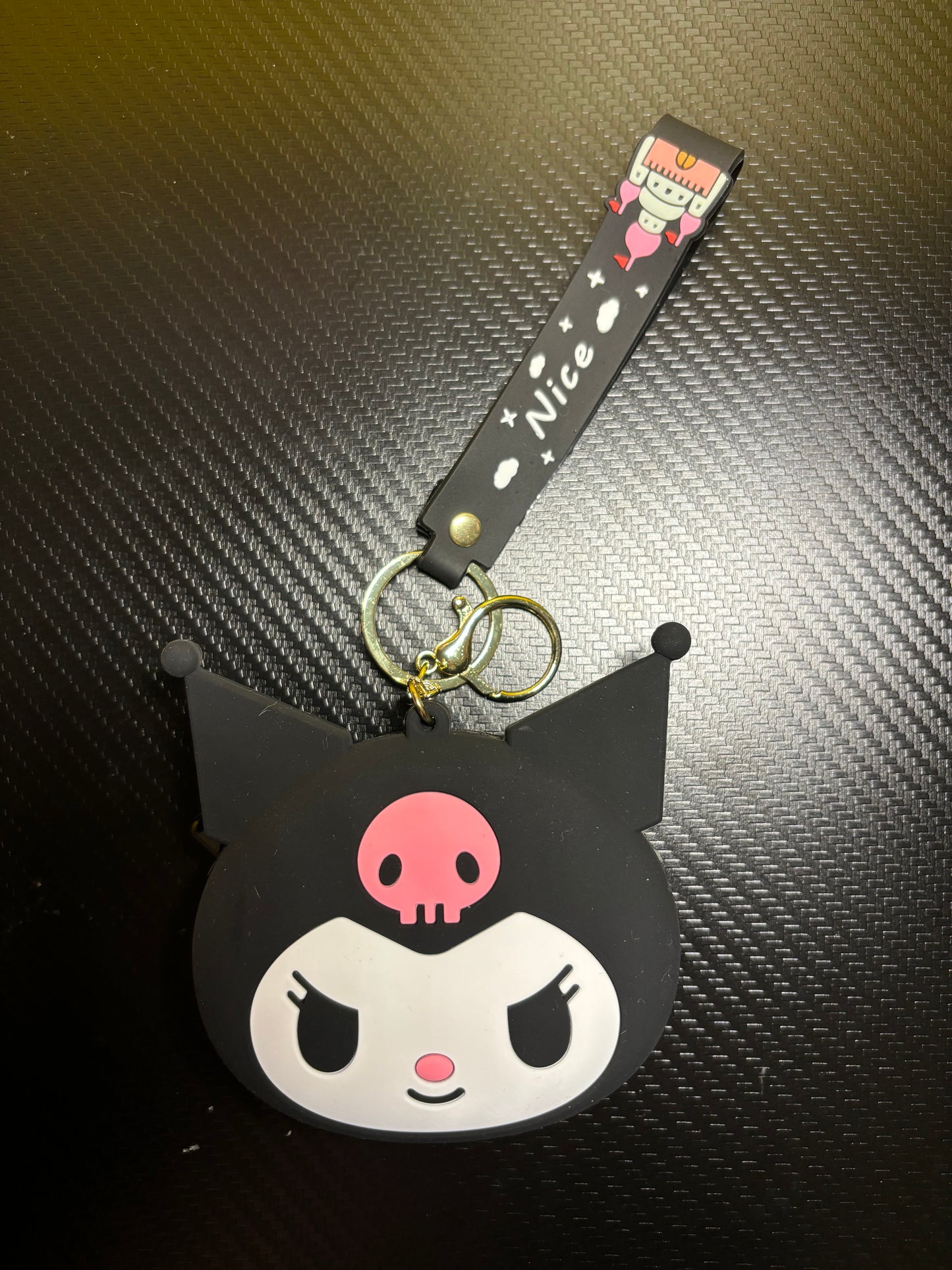 Character Silicone Purse Keychain