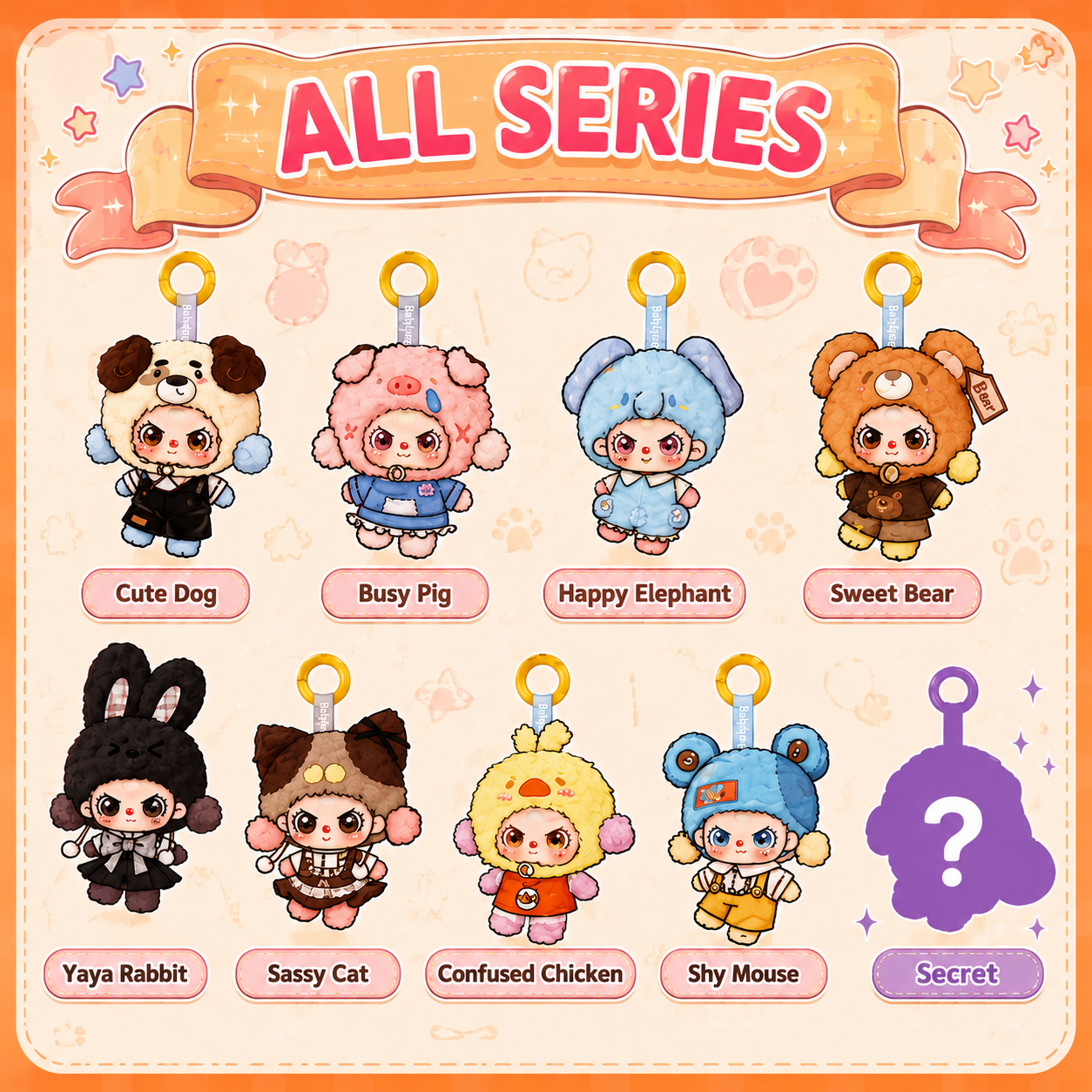Baby Three Happy Sunday Blind Box