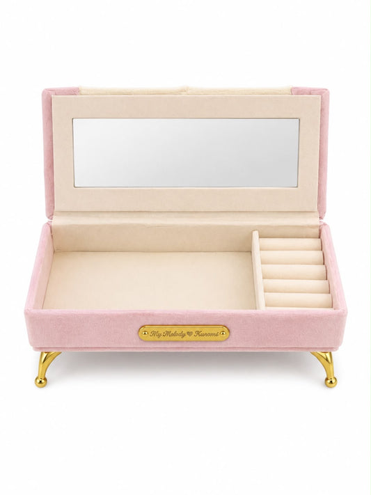 Kuromi x Melody Pink Couch Japanese Sanrio Jewellery Box NO BOX