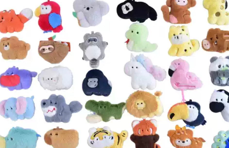 Zoo Animals Plushie Buddy Magnet Blind Bag