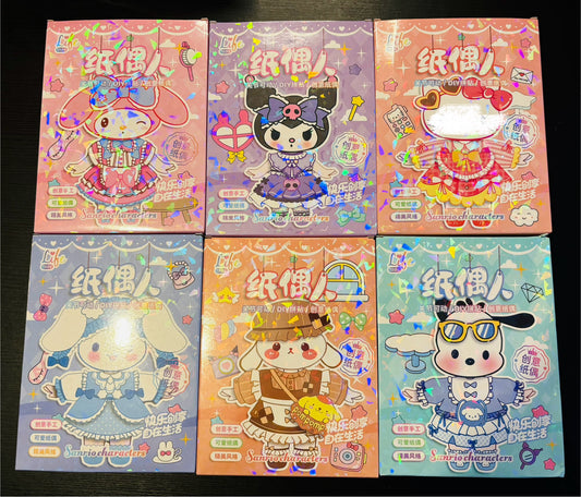 Crafting DIY Make your own Glitter Doll Art Kit