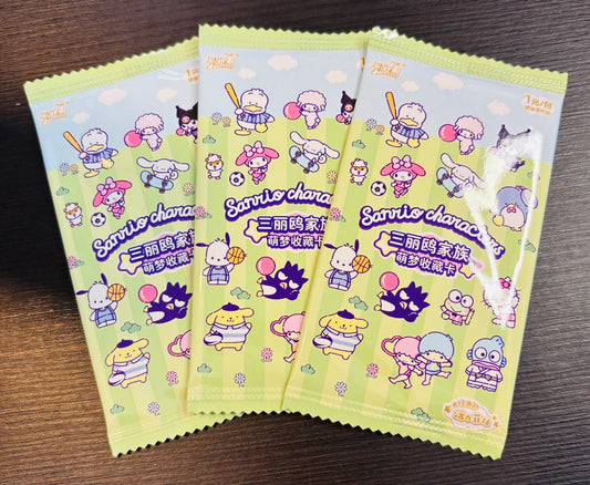 3 x Kayou Sanrio Summer Games Booster Card Packs
