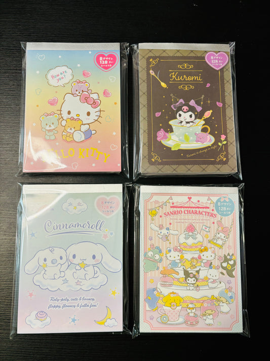 128 Sheets - Decorative Notepad/Memo Pad