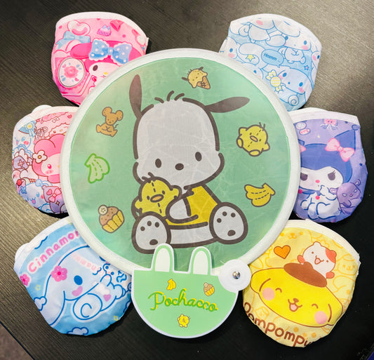 Manual Portable Handbag Hand Fan