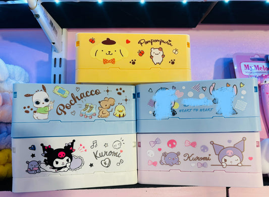 Folding Plastic Storage Mini Crate Organiser