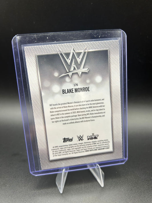 2026 WWE Topps Chrome Blake Monroe /250 Pink Wave