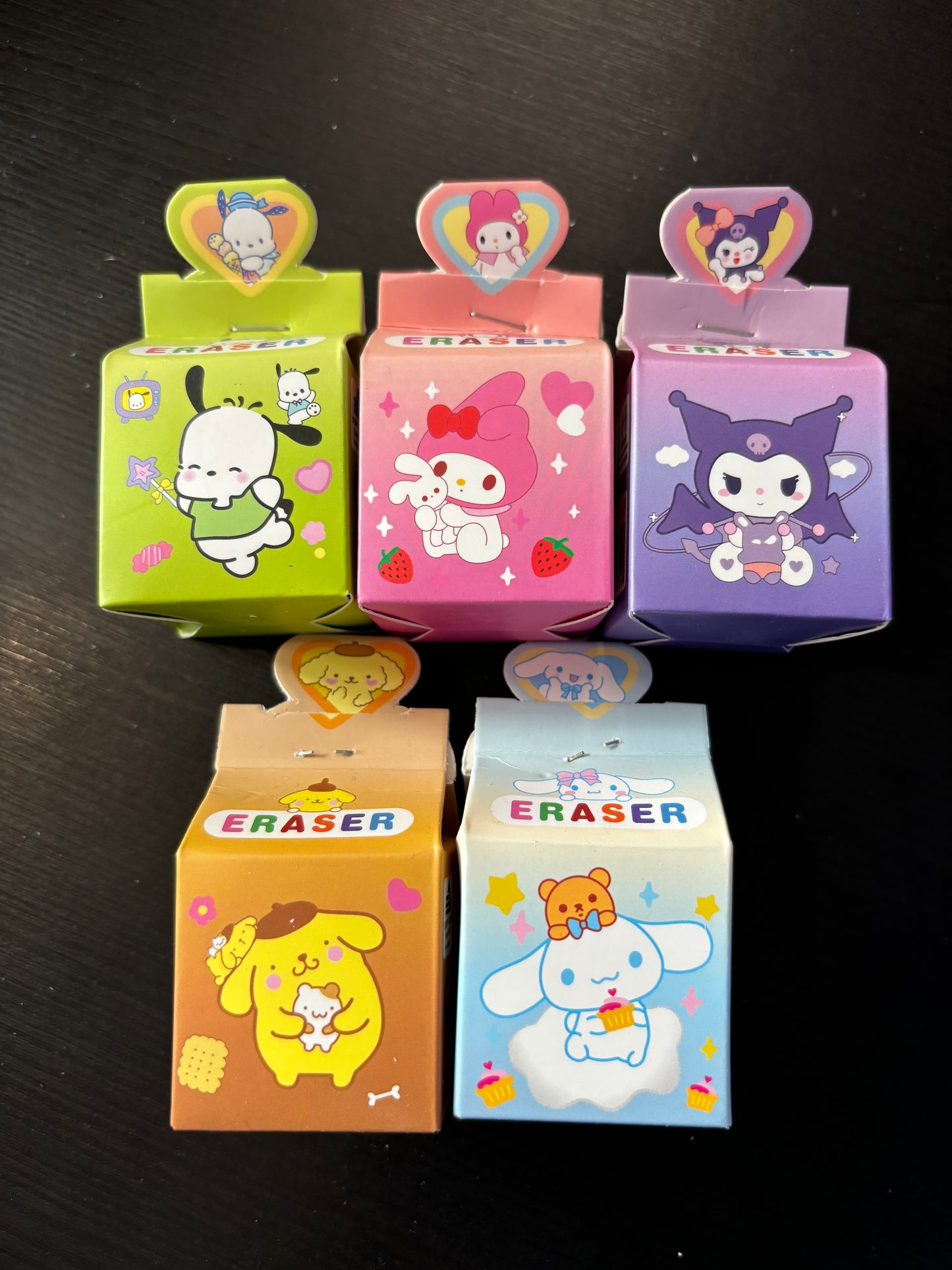Various Shaped Erasers