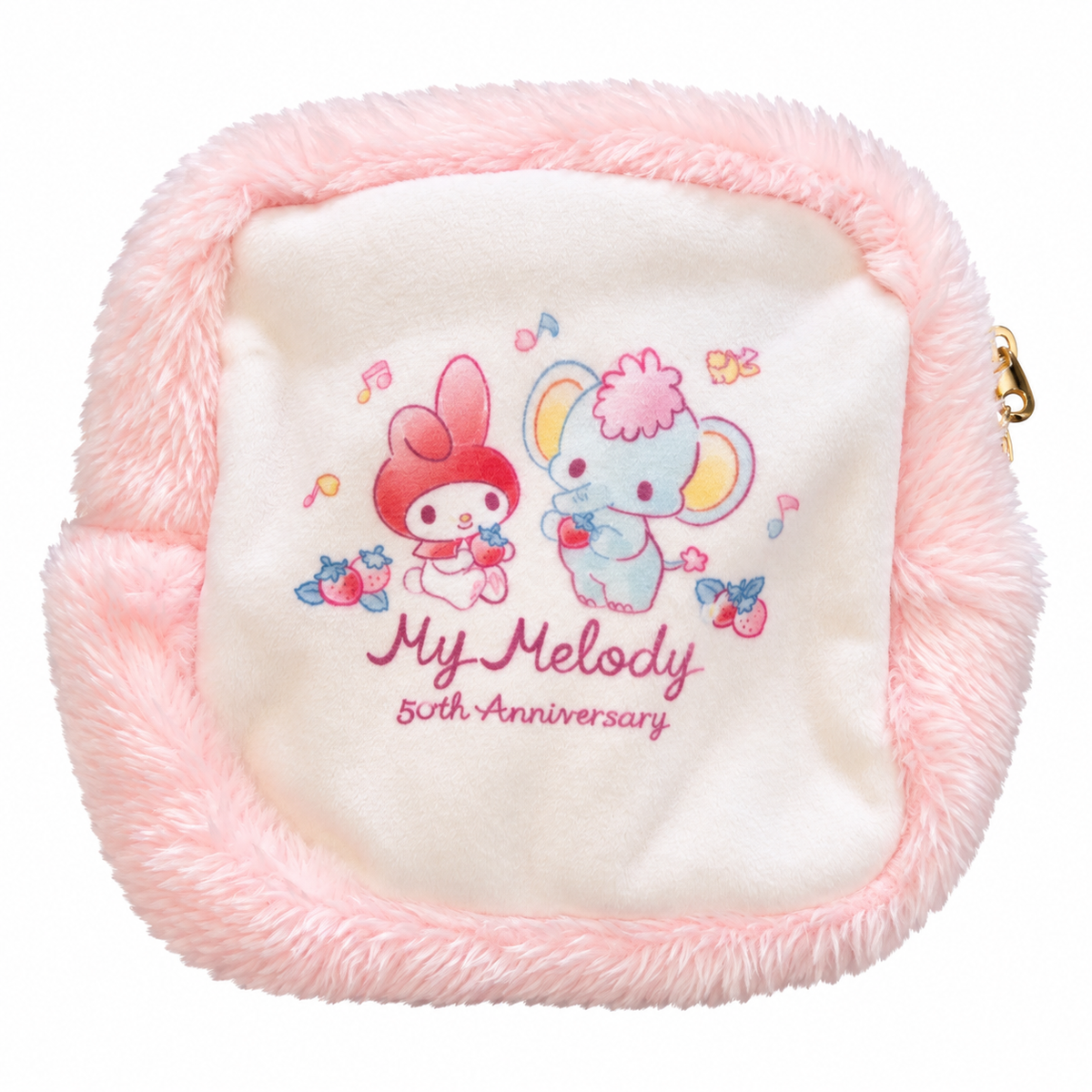 Fluffy Pink My Melody x Piano Japanese Sanrio Storage Pouch