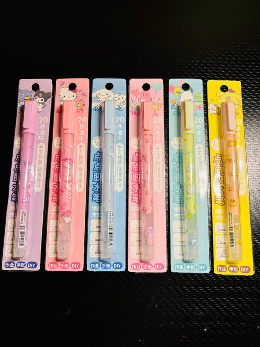 Fluorescent Neon Coloured Glue Pen