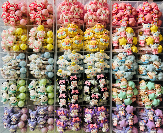 Sanrio Face Hair Toggle Bobble Accessories