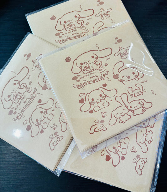 Character Brown Paper Bags - Great for treats or small gifts! - Set of 8