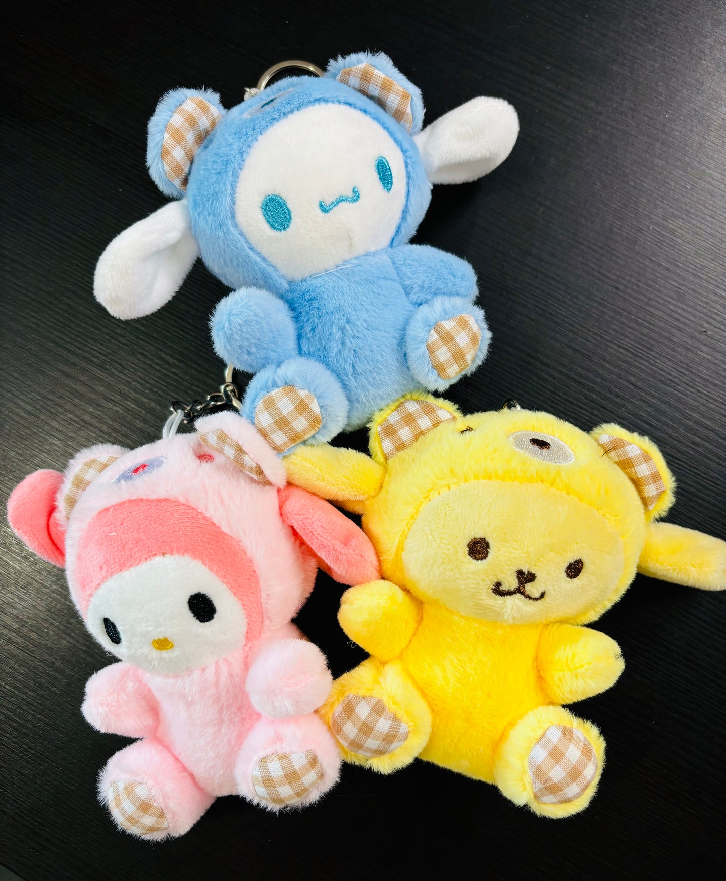 Soft n Fluffy Character Keychain Bag Clip Accessory