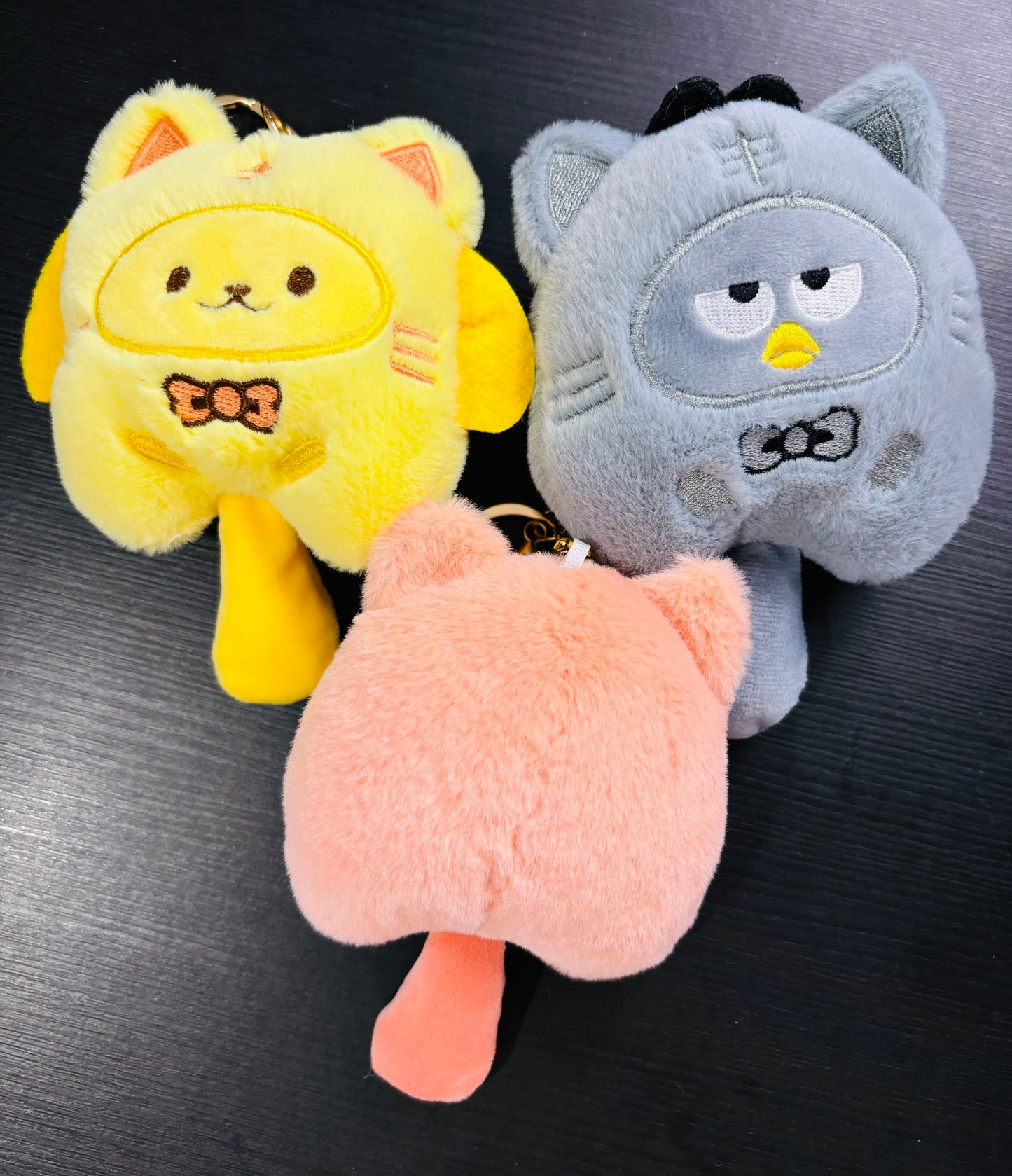 Soft n Fluffy Character Keychain Bag Clip Accessory