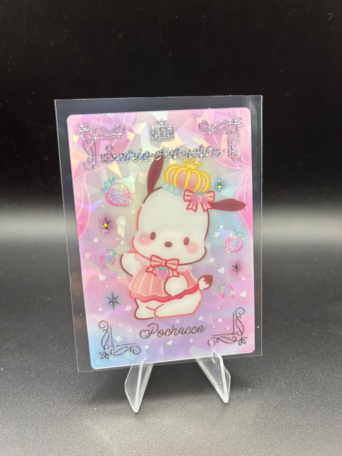 Pochacco Queen Cracked Ice Japanese Sanrio Wafer Card