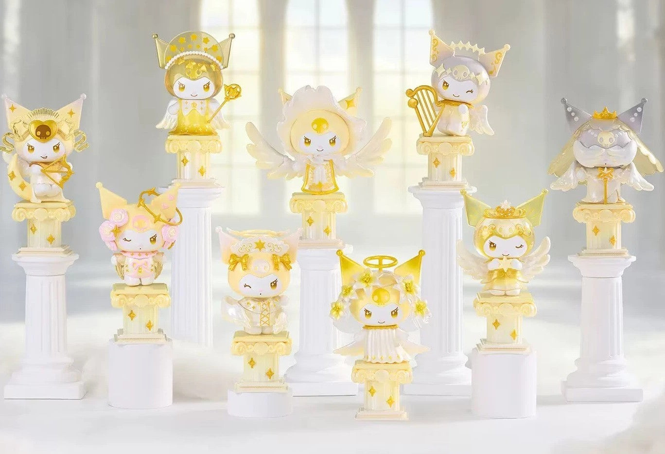 TopToy Sanrio Kuromi Golden Statue Angels Blind Box