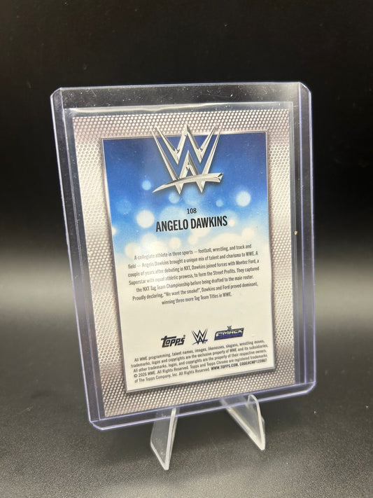 2026 WWE Topps Chrome Angelo Dawkins /37 Steel Cage