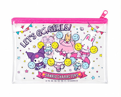 Sanrio Lads & Ladies PVC Clear Japanese Sanrio Zip Pouch