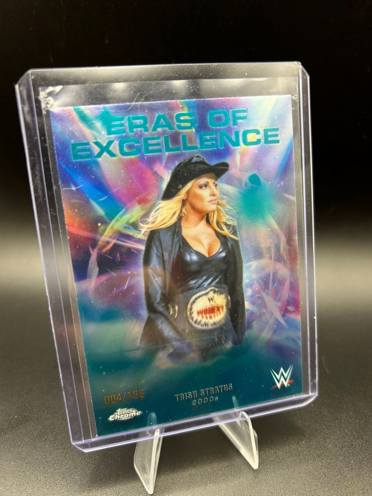 2026 WWE Topps Chrome Trish Stratus Eras EOE /199 Teal