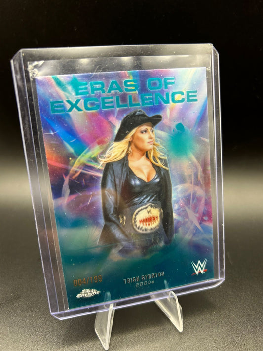 2026 WWE Topps Chrome Trish Stratus Eras EOE /199 Teal