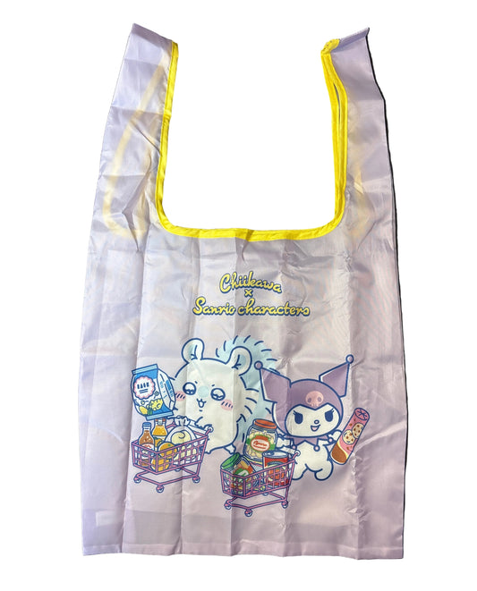 Kuromi x Chiikawa Folded Shopping Bag Japanese Sanrio