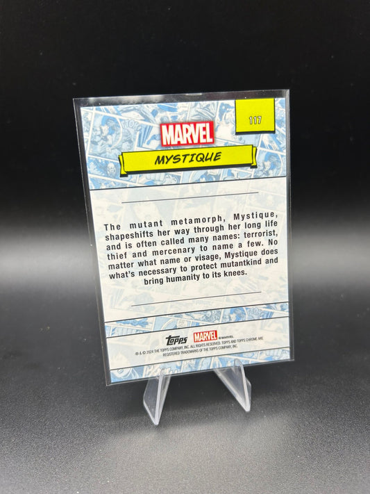 2024 Topps Chrome Marvel Mystique Sapphire Base