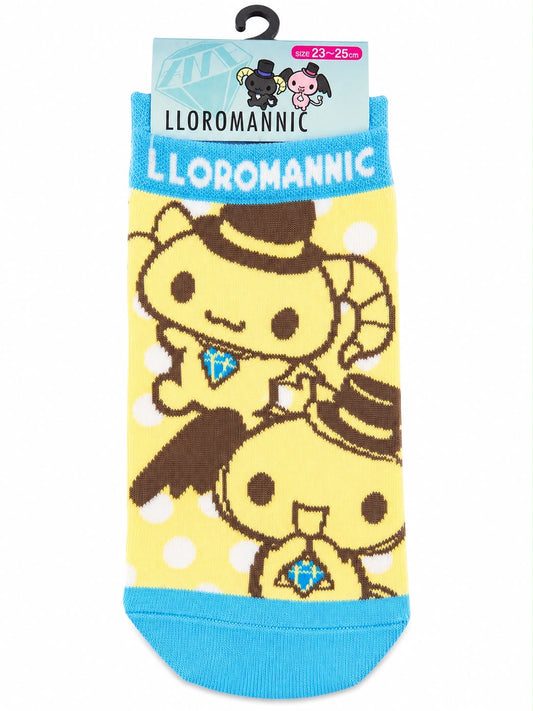 Lloromannic Yellow 23-25cm Japanese Sanrio Socks