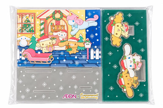 Christmas Cinnamoroll Japanese Sanrio Acrylic Display Scene