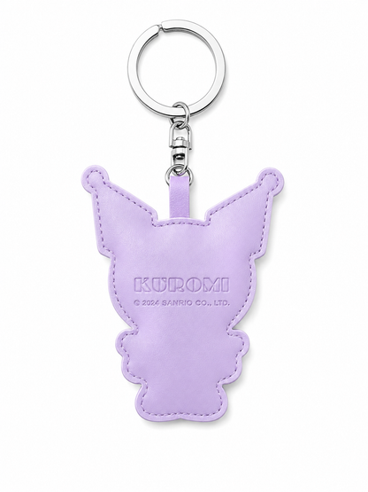 Kuromi Leatherette Sanrio Keychain