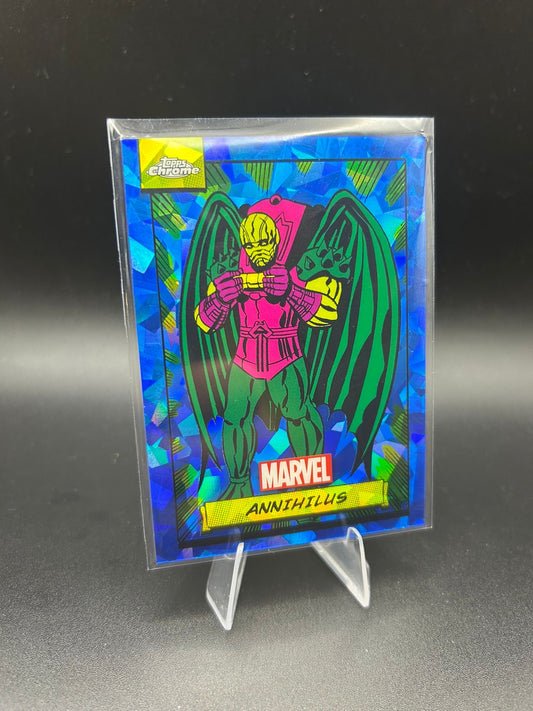 2024 Topps Chrome Marvel Annihilus Sapphire Base