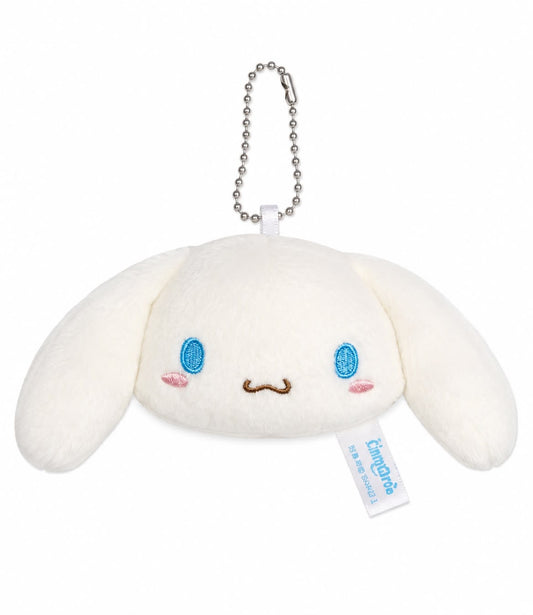 Cinnamoroll Mini Face Japanese Sanrio Plush Keychain