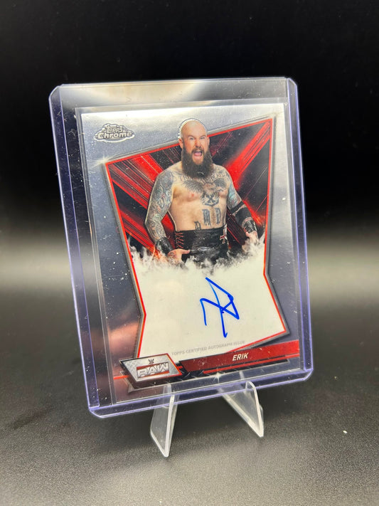 2026 WWE Topps Chrome Erik Auto Base