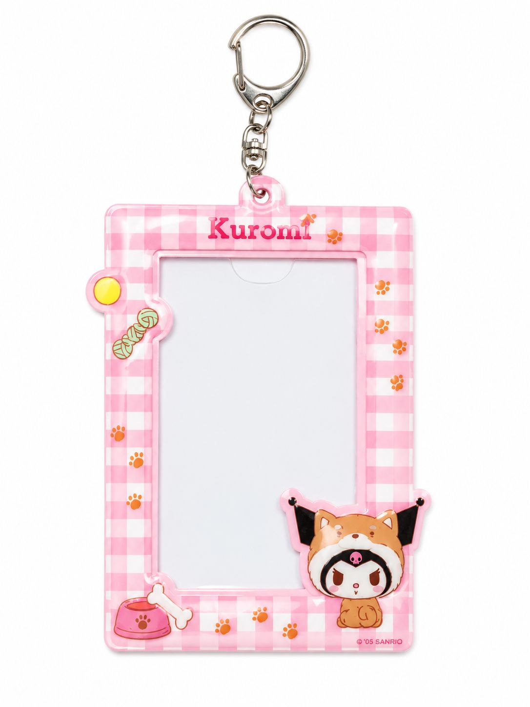 Kuromi Cat PVC Japanese Sanrio Card Holder Keychain