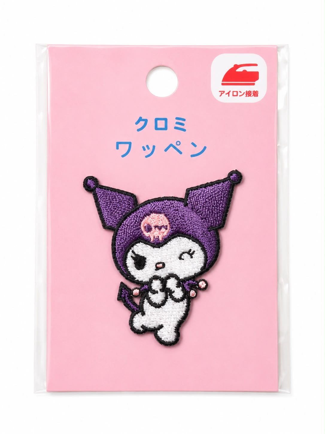 Kuromi Purple Embroidered Patch Japanese Sanrio