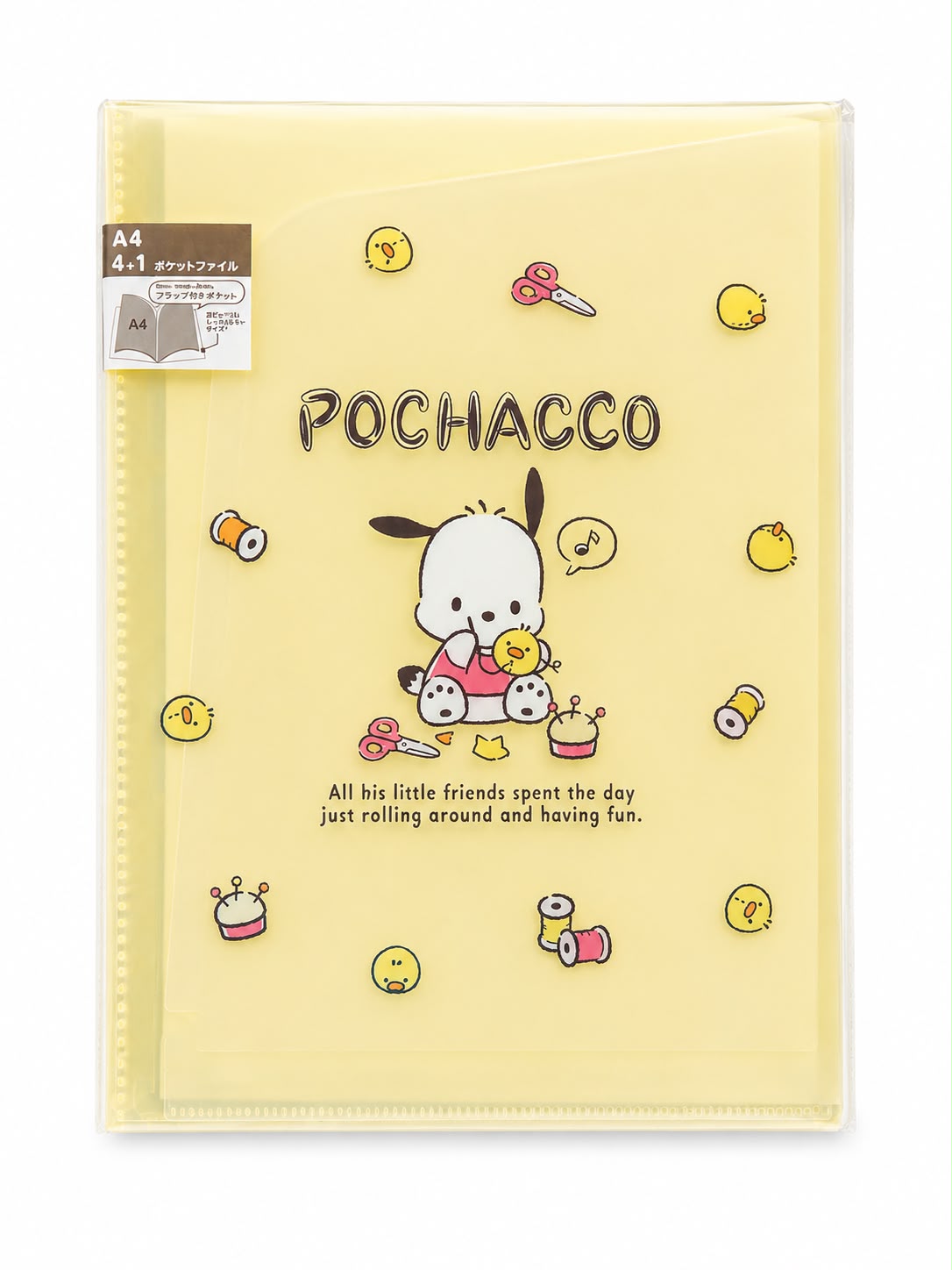 Pochacco A4 Document File Organiser & Papers Japanese Sanrio