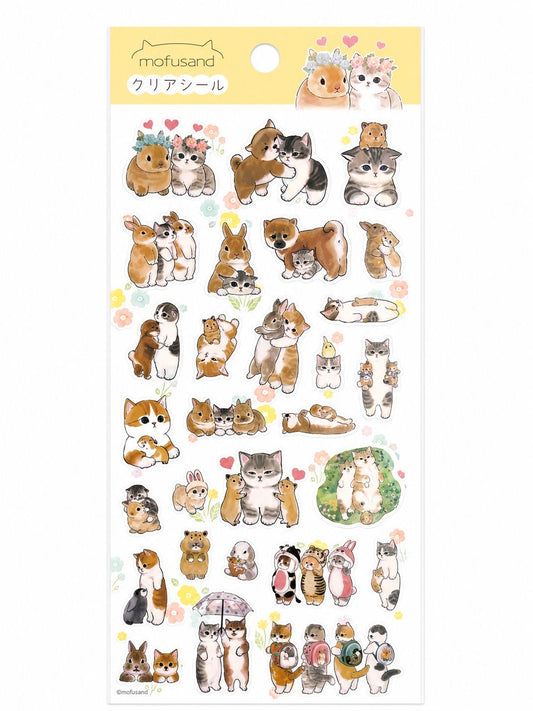 Mofusand Cats & Bunnies Sticker Sheet