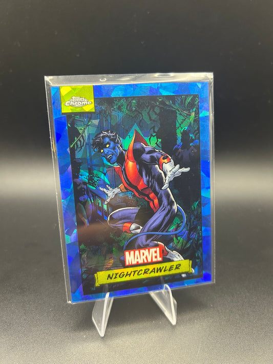 2024 Topps Chrome Marvel Nightcrawler Sapphire Base